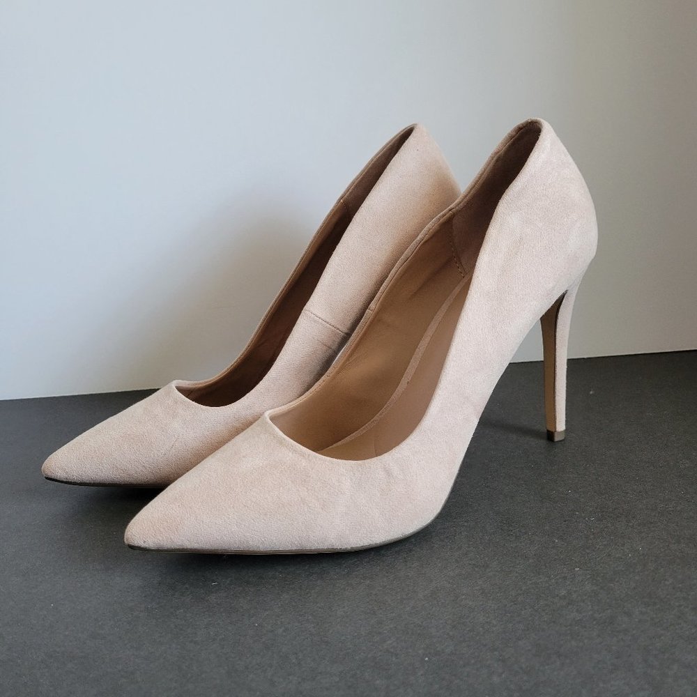 Call It Spring Faux Suede Heels